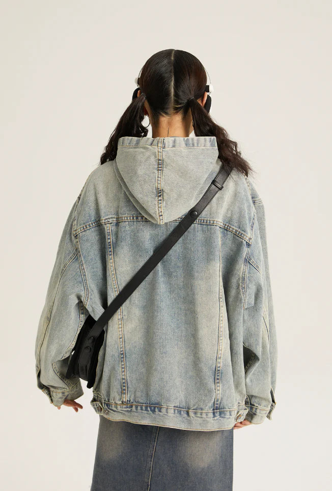 Denim hoodie P039