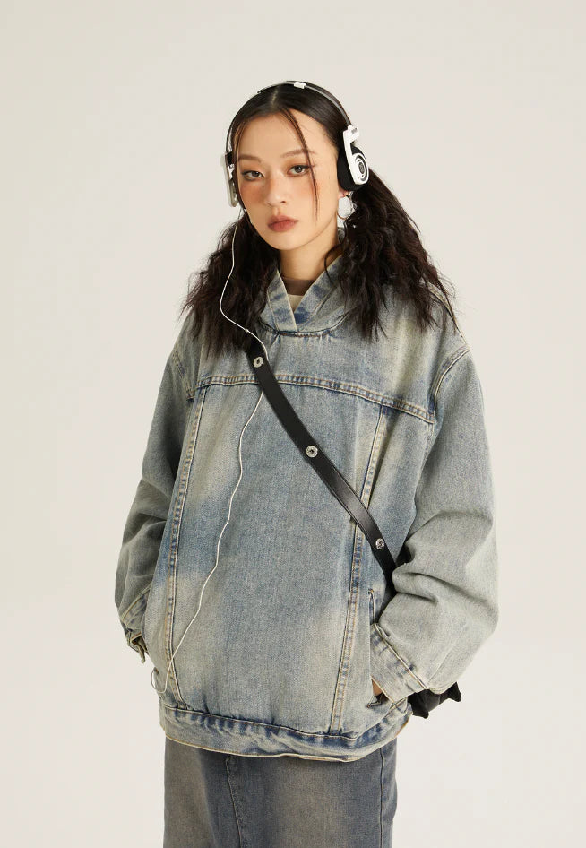 Denim hoodie P039