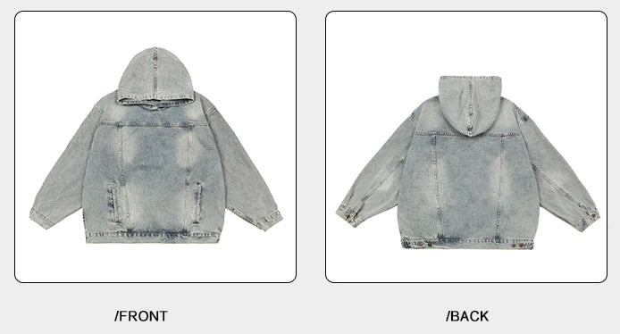 Denim hoodie P039