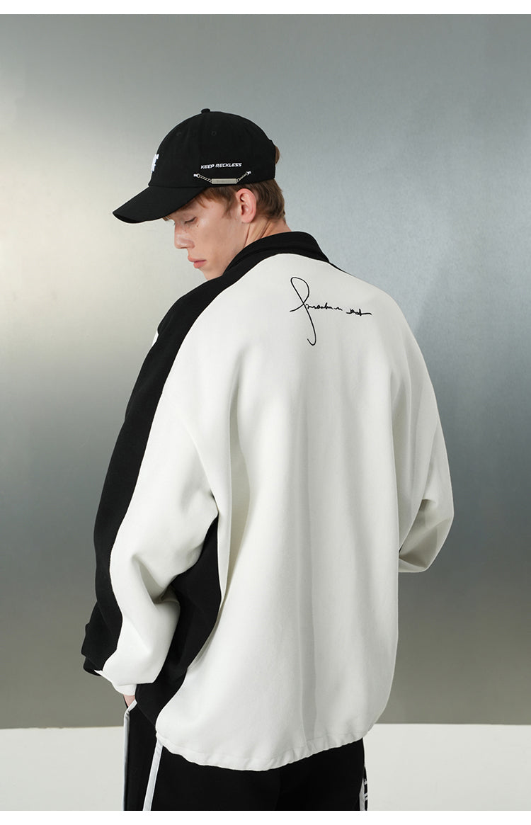 Oversized track jacket P092