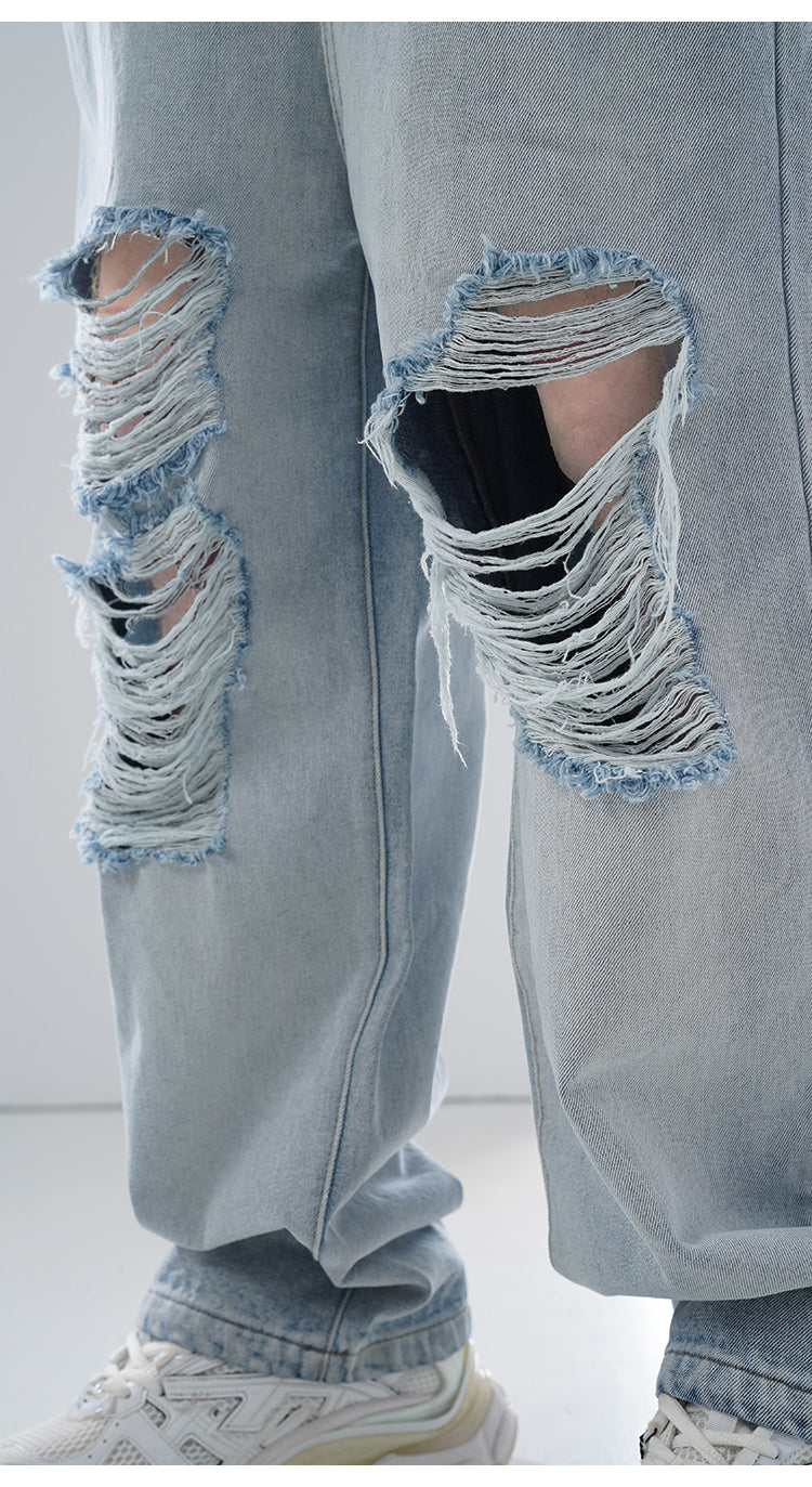 Damaged denim P099