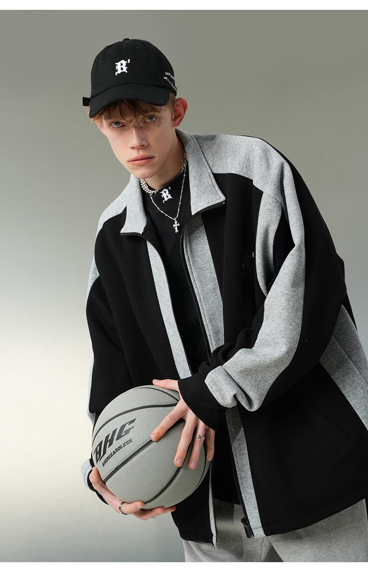 Oversized track jacket P092