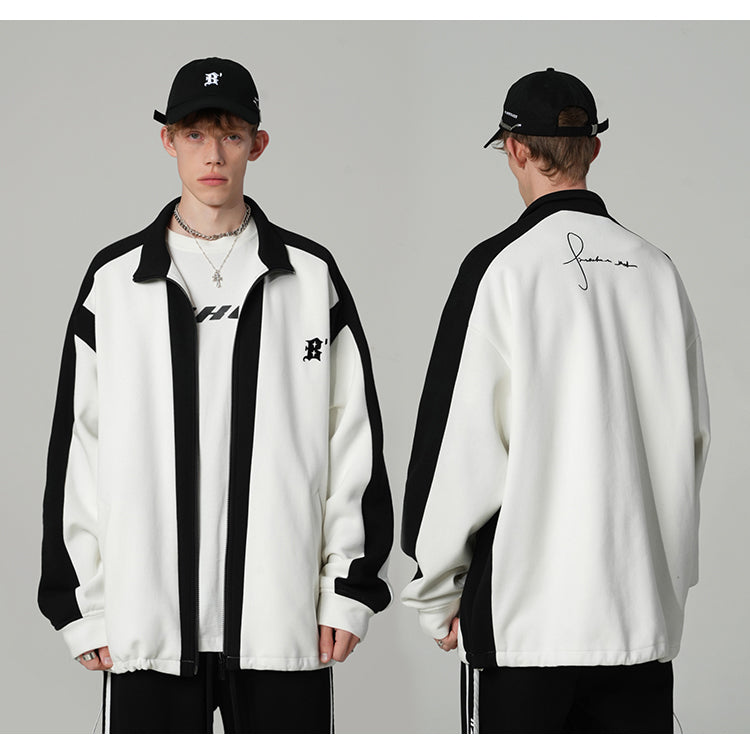 Oversized track jacket P092