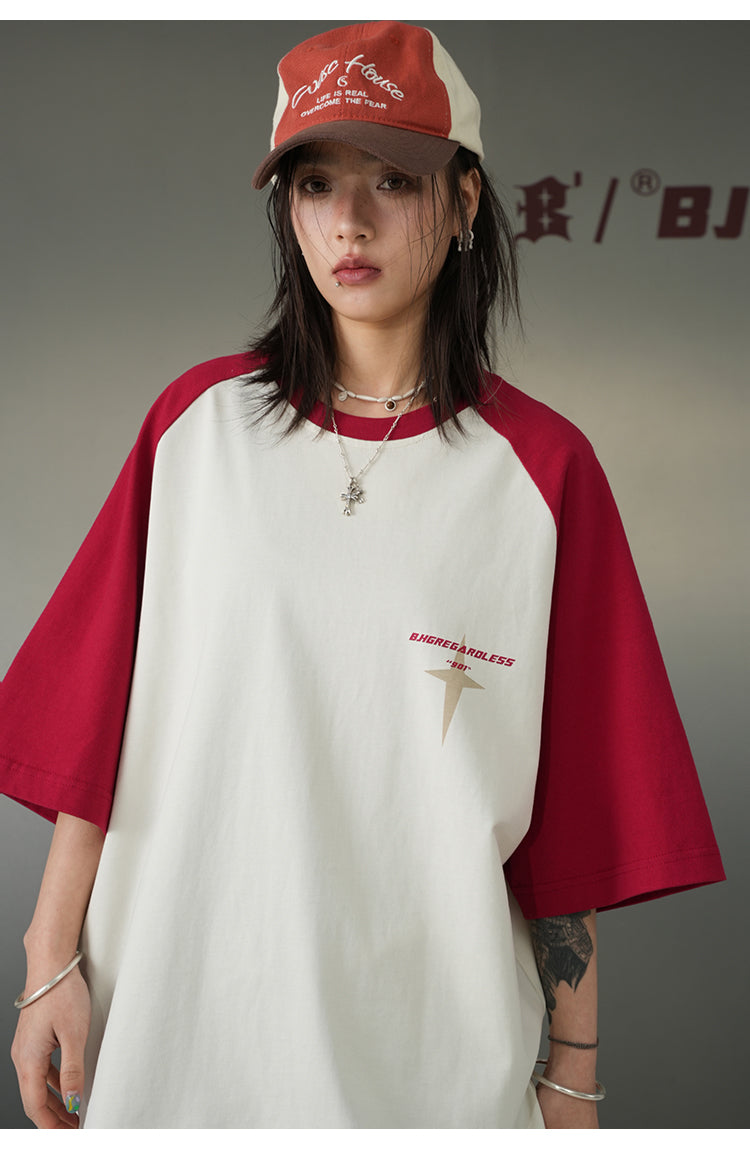 Oversized Raglan T-shirt P087