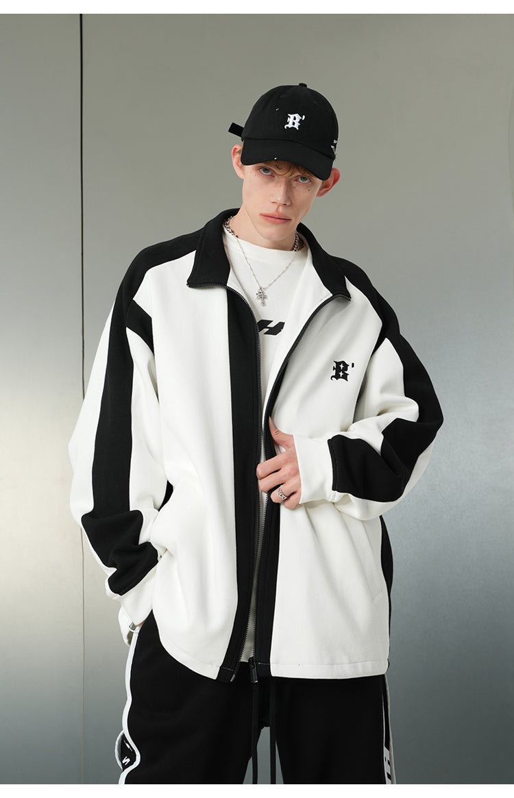 Oversized track jacket P092