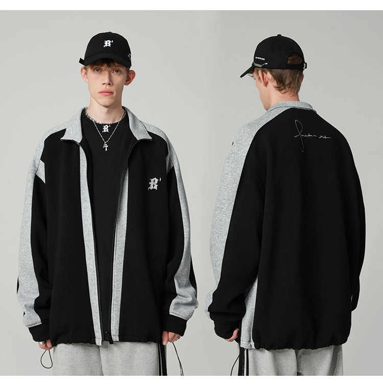 Oversized track jacket P092