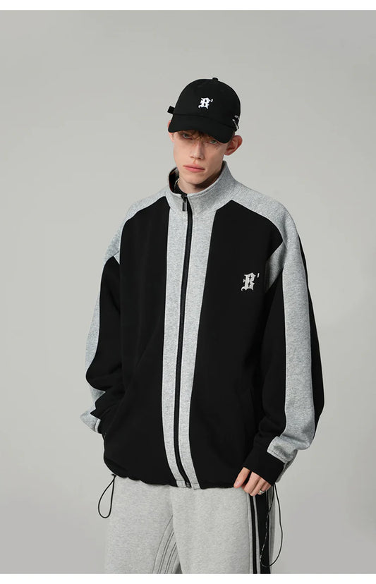 Oversized track jacket P092