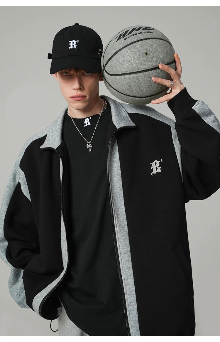 Oversized track jacket P092