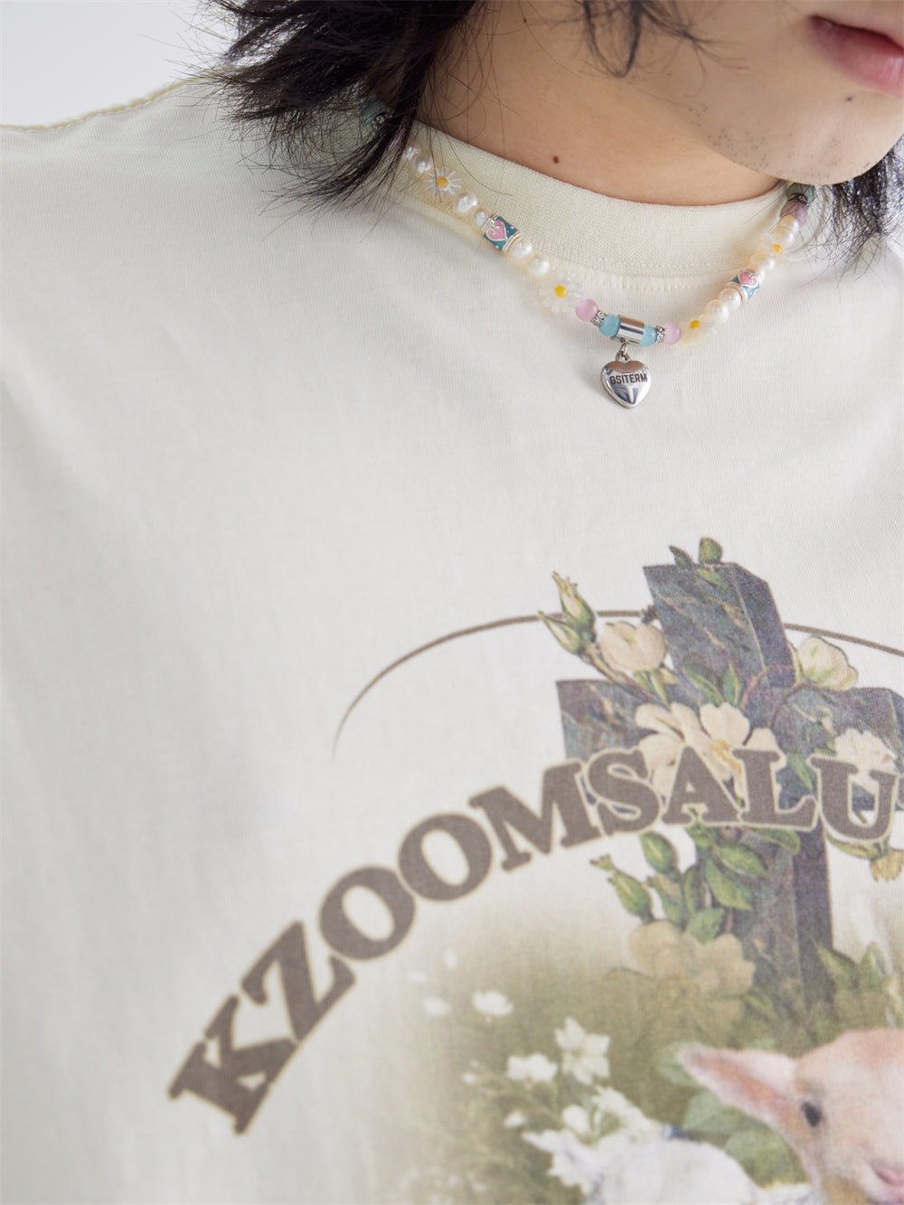 Loose casual T-shirt P071