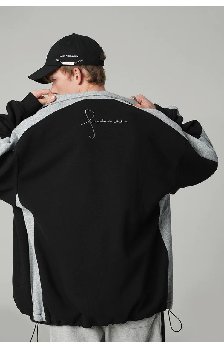 Oversized track jacket P092