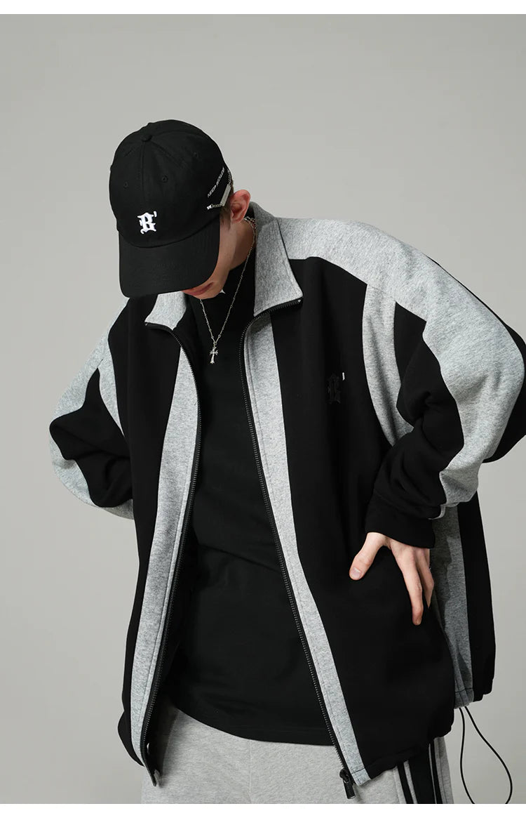 Oversized track jacket P092