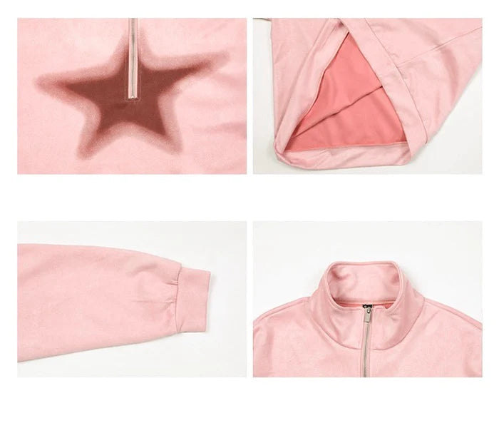 Star Half Zip Sweat P043